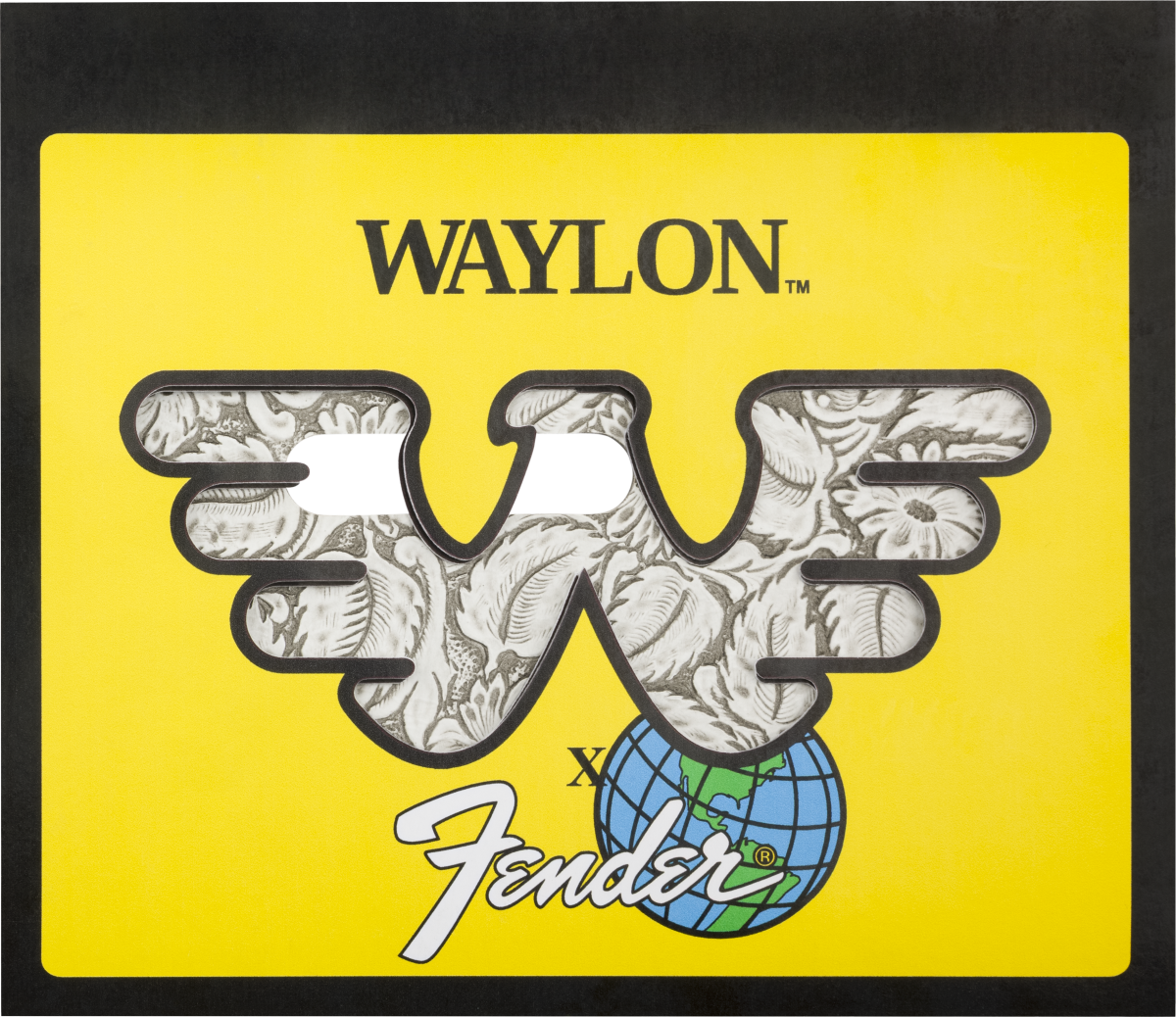 Fender Waylon Jennings Leather Telecaster Pickguard White