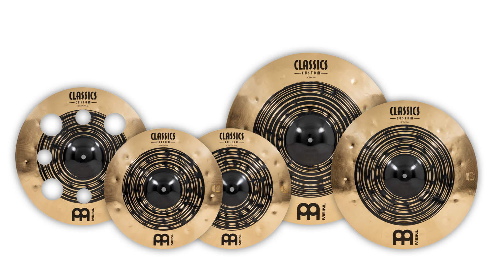 Meinl CCDU4680 Classics Custom Dual Expanded Cymbal Set