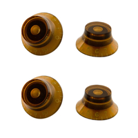 Gibson PRHK-030 Top Hat Knobs 4 Pack - Amber
