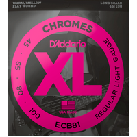 D'Addario ECB81 XL Chromes 45-100