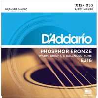 D'Addario EJ16 Phosphor Bronze .012 - .053