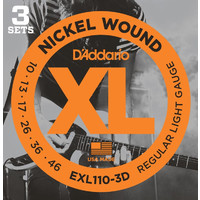 D'Addario EXL110-3D - 3 pack