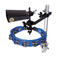 Latin Percussion Cyclops Tambourine/Cowbell w/ Mount Pack