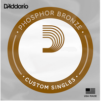D'Addario Phosphor Bronze Wound Acoustic Singles