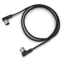 RockBoard Flat MIDI Cable Black 100cm