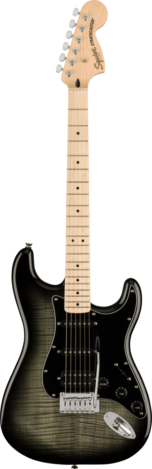 Squier Affinity Stratocaster HSS Black Burst Bundle