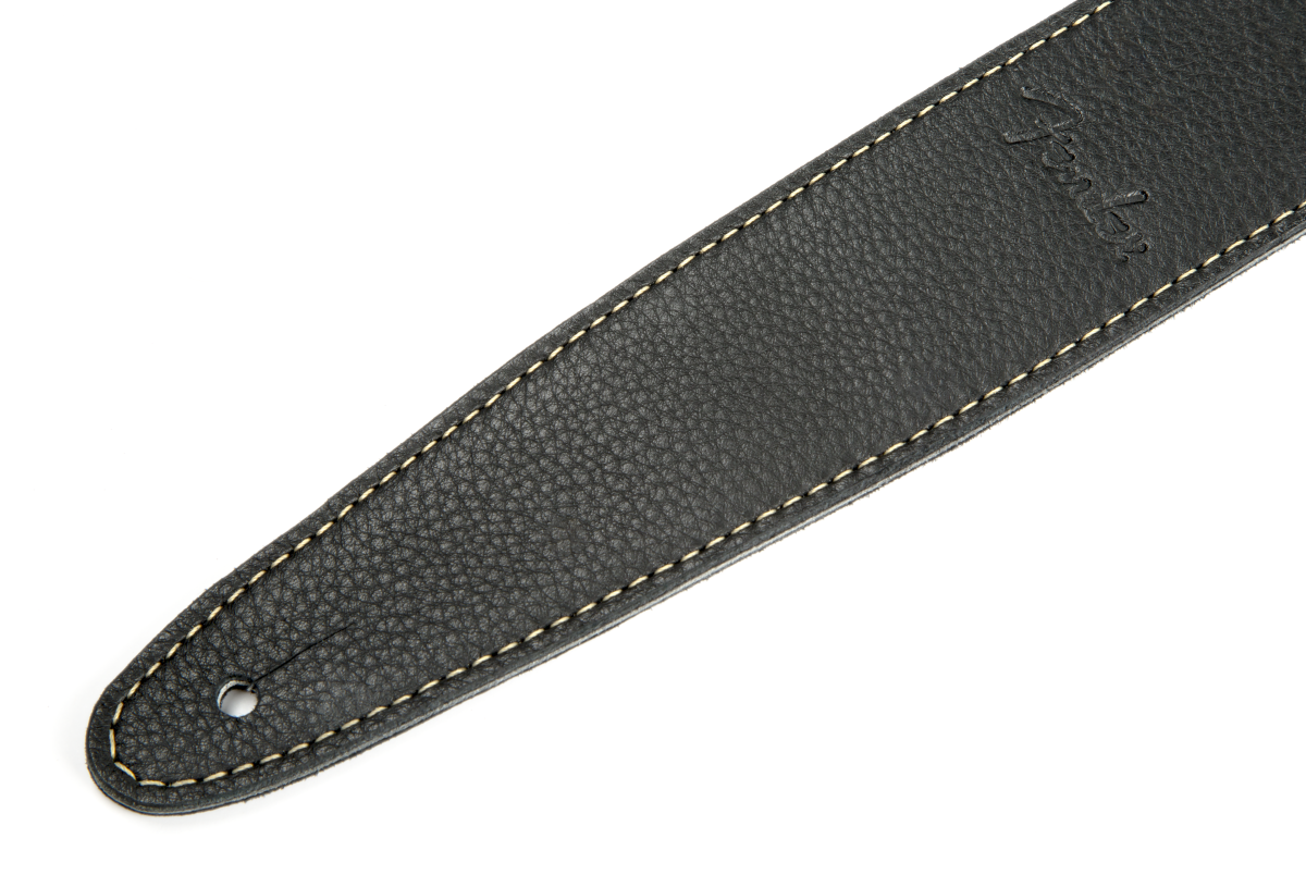 Fender Artisan Crafted Leather Strap 2" Black