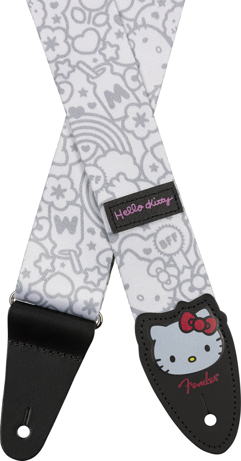 Fender x Hello Kitty White Poly Strap 2"