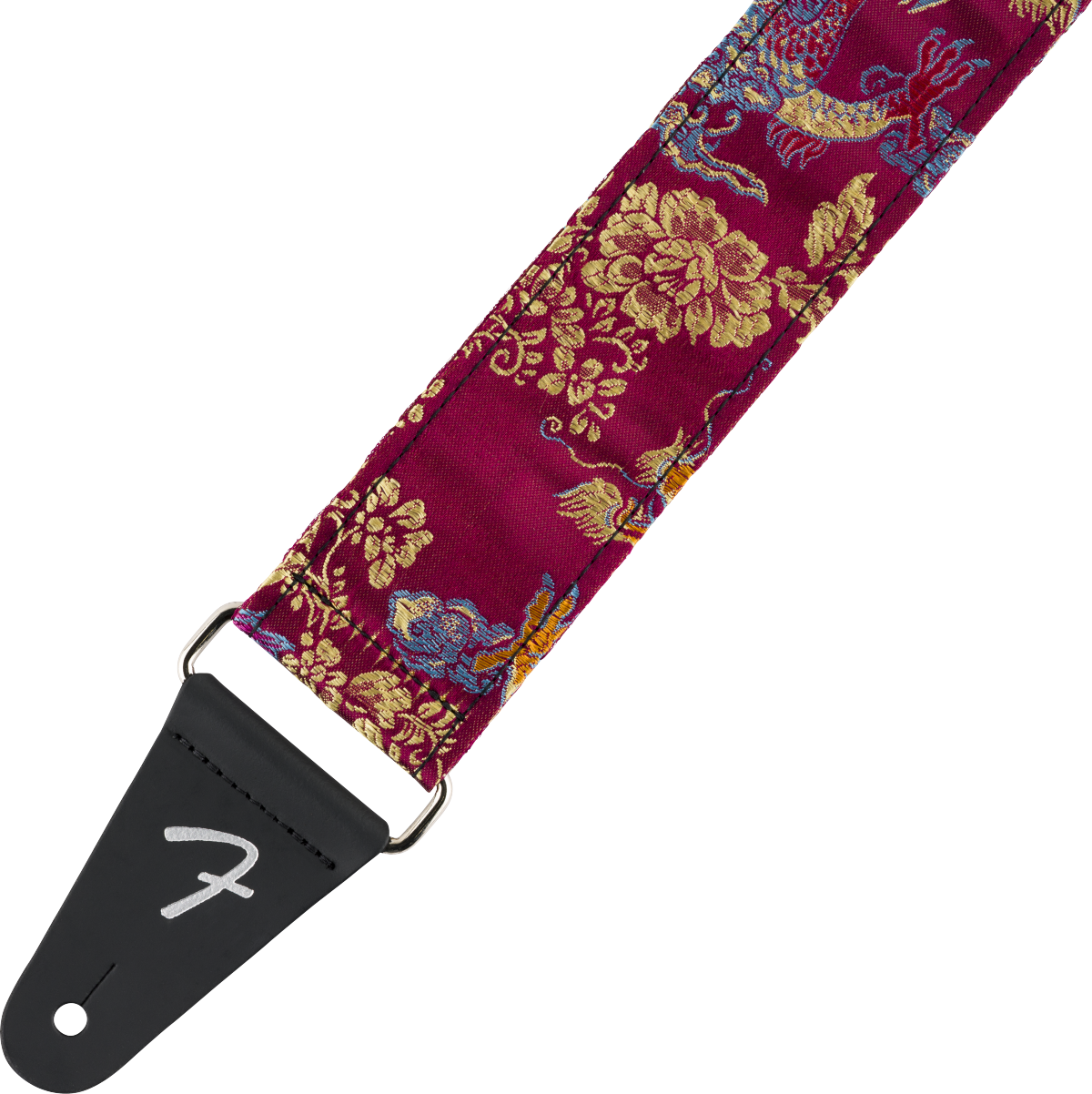 Fender Satin Dragon Strap Wine