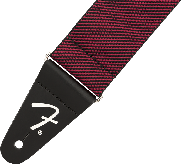 Fender WeighLess 2" Tweed Strap Red