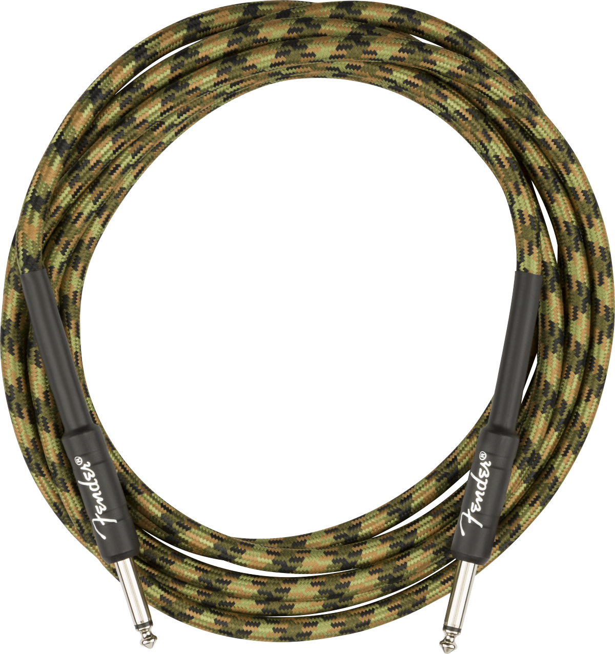 Fender Professional Series 10' Woodland Camo Instrument Cable 
