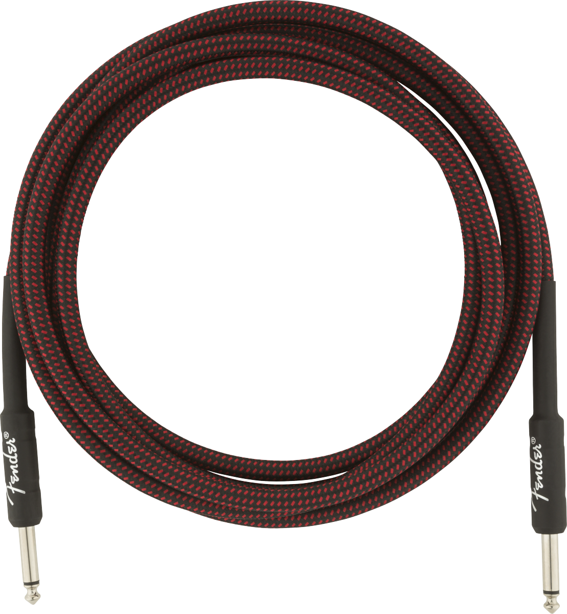 Fender Professional Series Tweed Instrument Cable 10ft Red Tweed