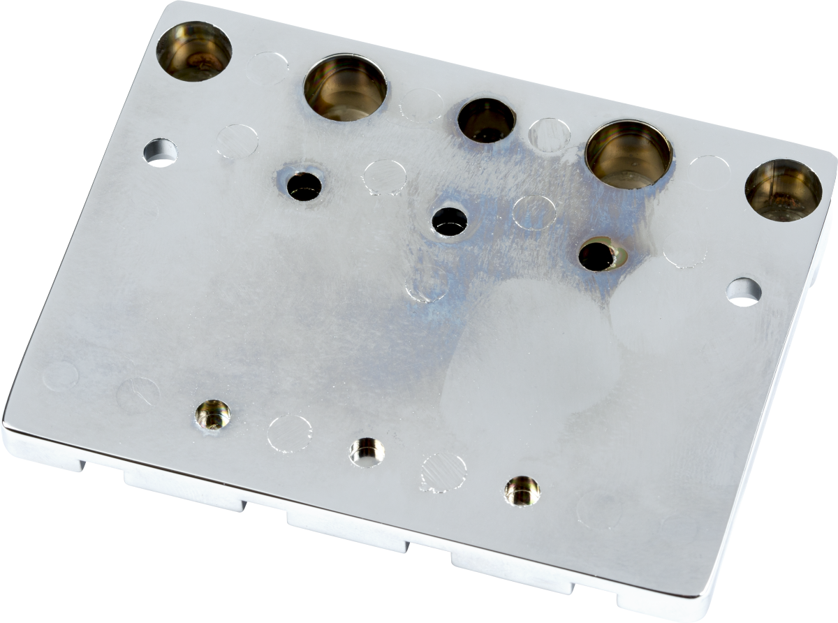 Fender HiMass 4-String Bass Bridge Assembly with Brass Saddles