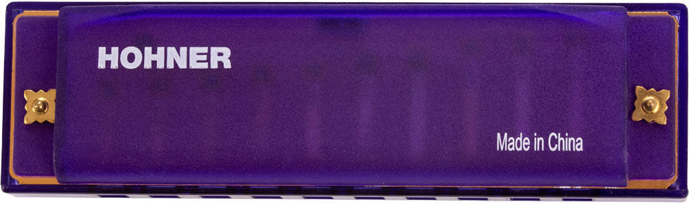 Hohner Kids Clearly Colourful Translucent Harmonica Purple - Key of C