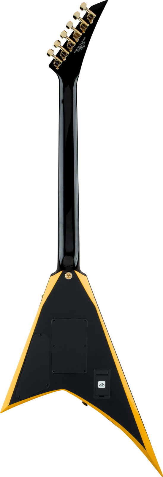 Jackson X Series Rhoads RRX24 Black w/ Yellow Bevels