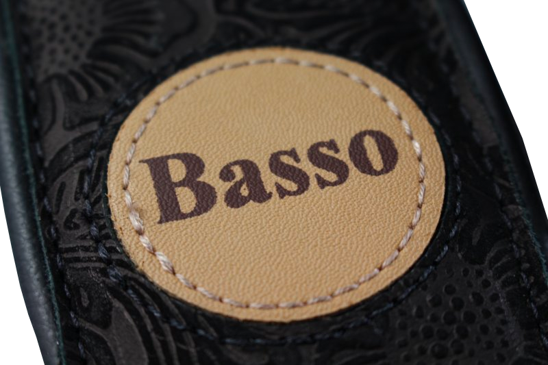 Basso Custom Shop VT SL 52 Guitar Strap - Black Floral