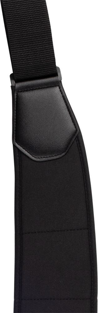 D'Addario 3.5" Auto Lock Comfort Neoprene Strap Black