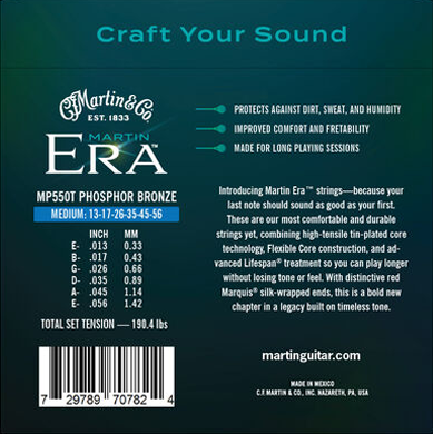 Martin Era Treated Acoustic Medium MP550T 13|56