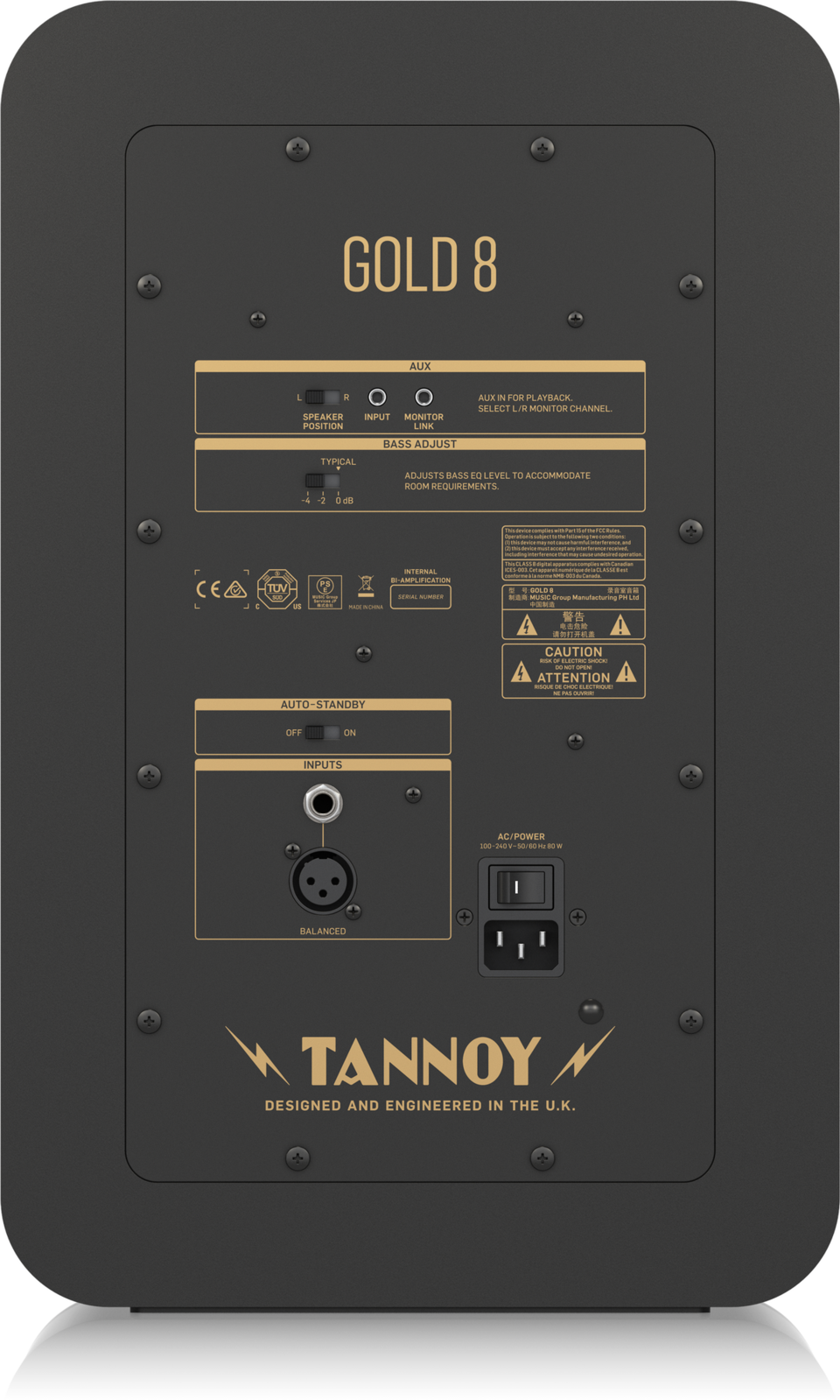 Tannoy Gold 8 Studio Monitor (Each)