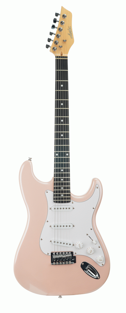 Ashton AG232PK Electric Guitar Pack Metallic Pink