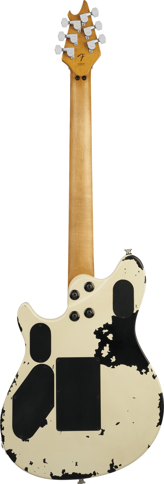 EVH Ltd Ed Wolfgang Special Striped Series Distressed Ivory