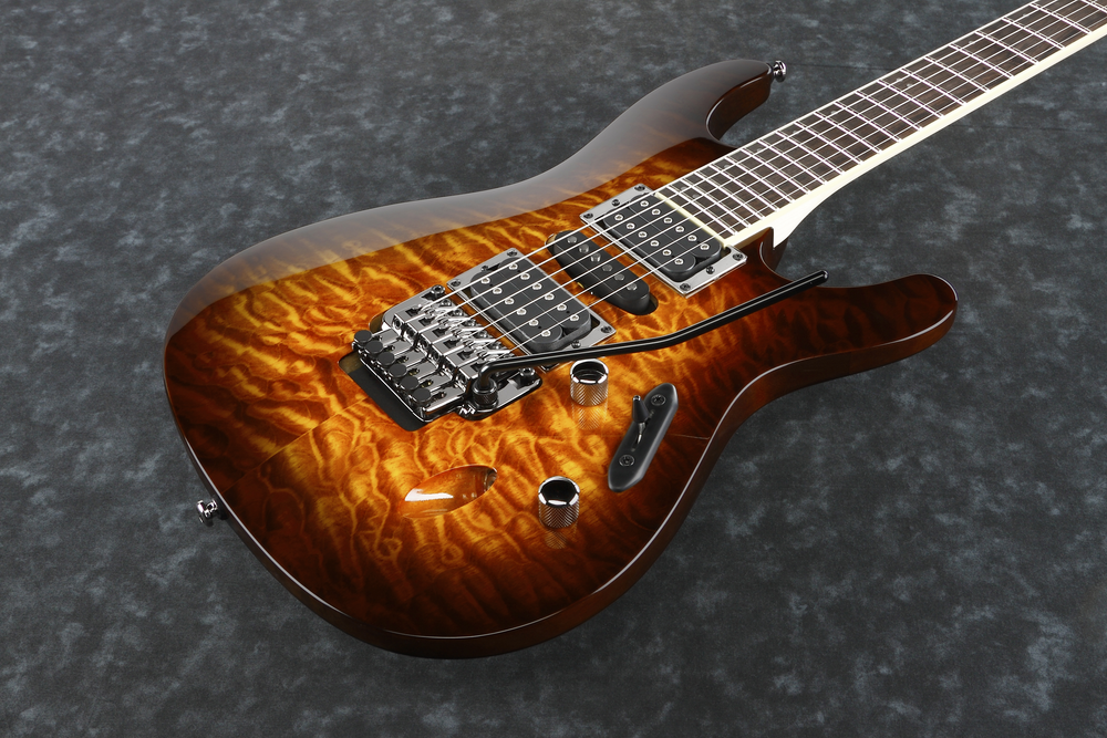 Ibanez S670QM DEB Dragon Eye Burst