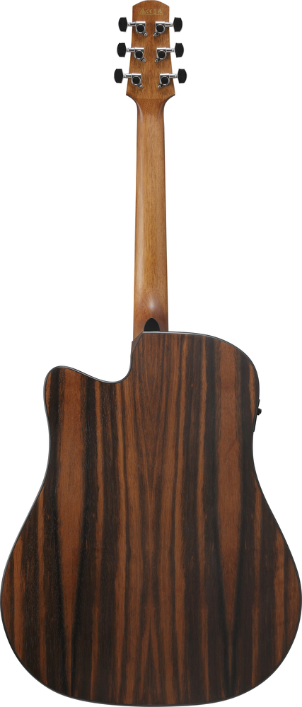 Ibanez AAD70CE TBN Transparent Charcoal Burst Low Gloss