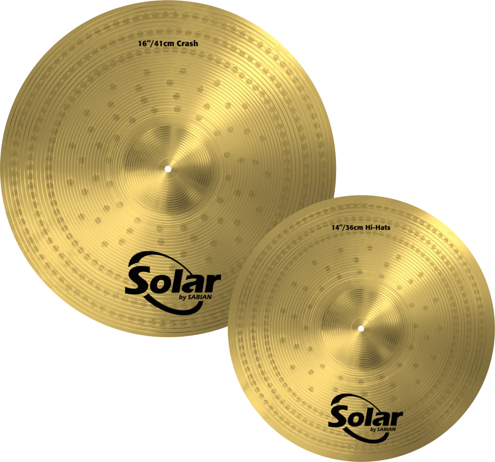 Sabian SOL5001 Solar by Sabian First Pack 14"/16"