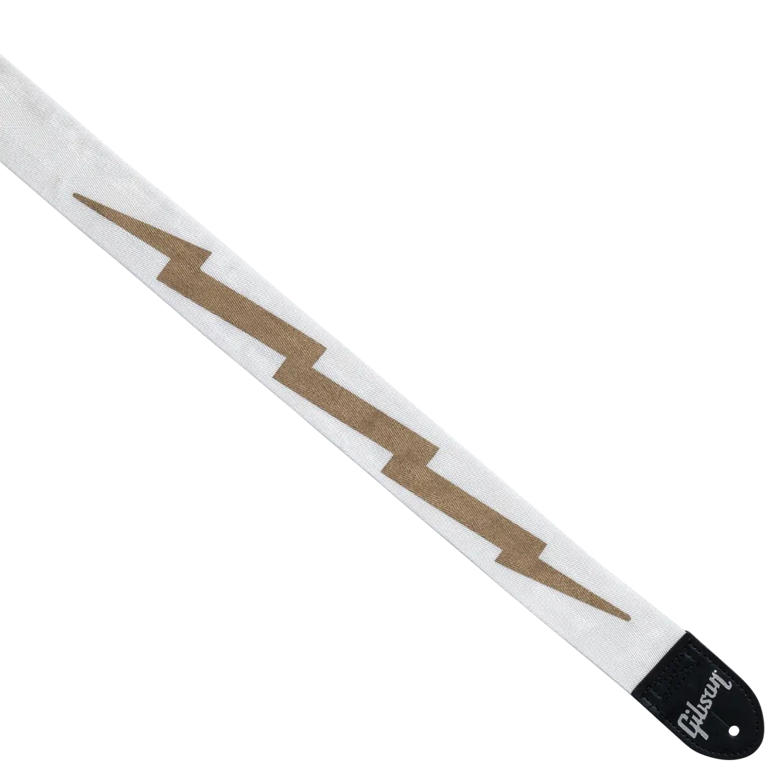 Gibson ASBOLT-WHT The Lightning Bolt Seatbelt Strap - White