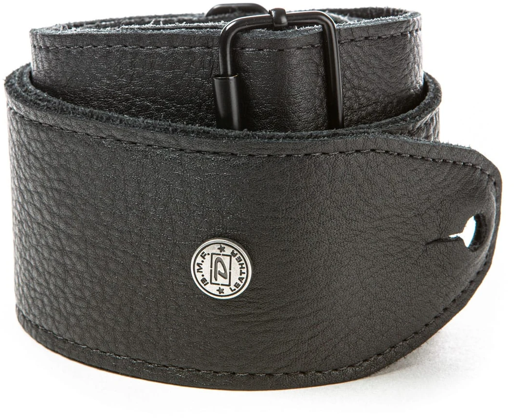 Jim Dunlop BMF15BK Tri-Glide Leather Strap