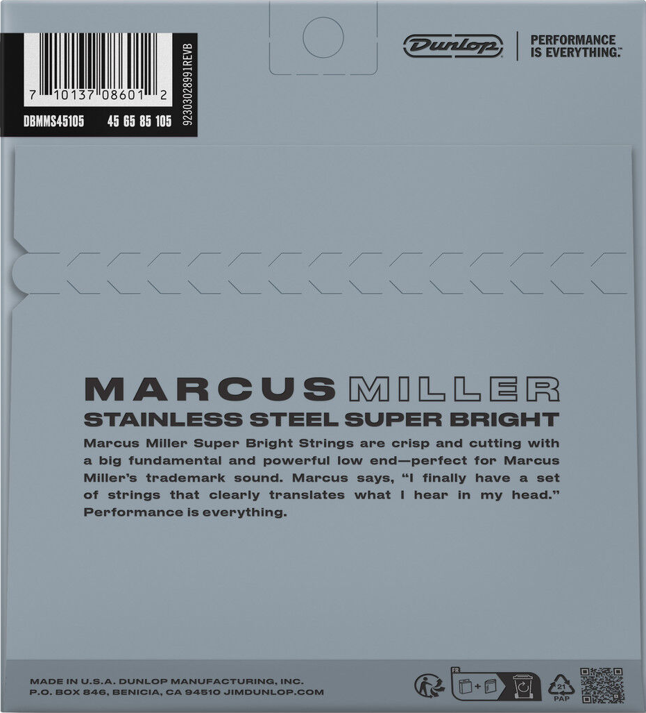 Dunlop Marcus Miller Super Bright™ 45-105