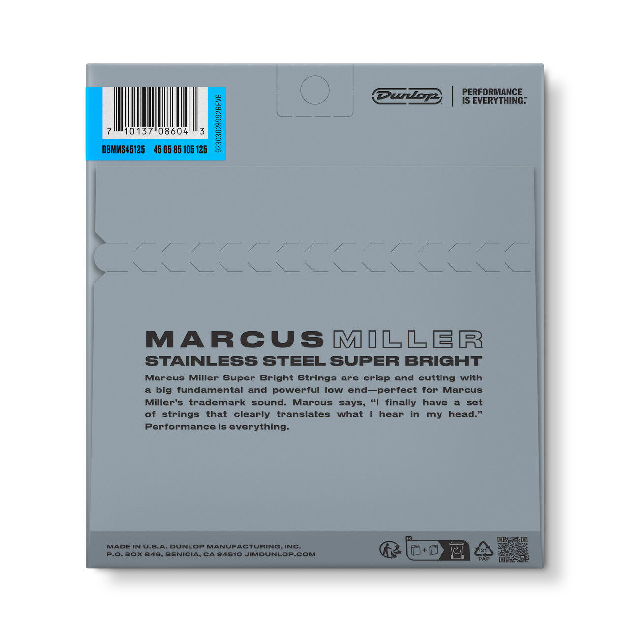 Dunlop Marcus Miller Super Bright™ 5-String 45/125