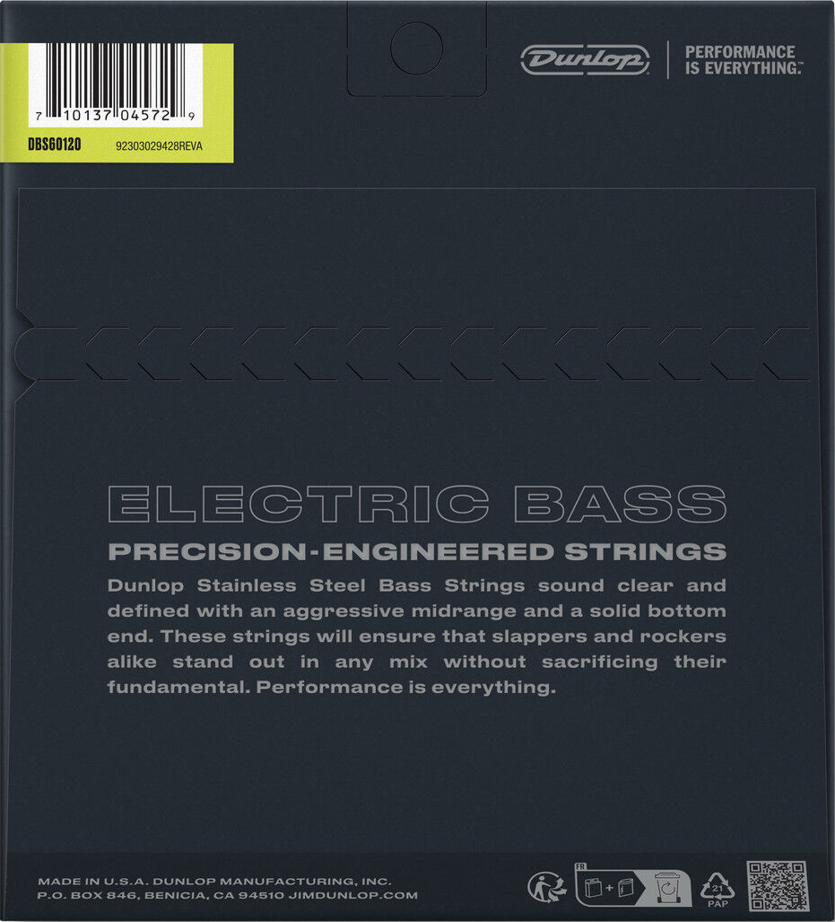Dunlop Standard Series Stainless Steel DBS60120 60-120