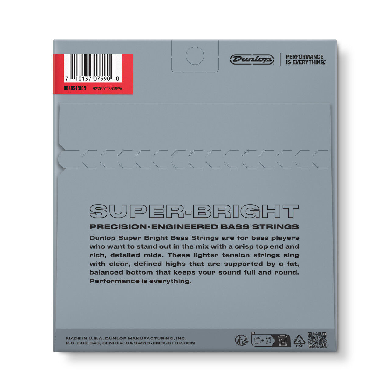 Dunlop Super Bright Stainless Steel 45/105