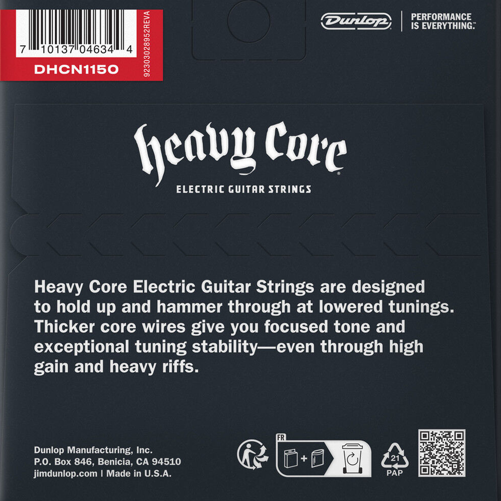 Dunlop DHCN1150 Electric Heavy Core 11/50