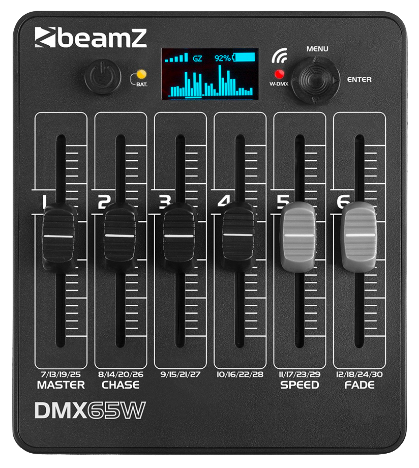 Beamz DMX65W Portable WIreless DMX Controller