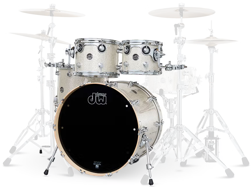 DW DRPFLTDMAPLEBG4 Performance Maple 4pc Shell Pack