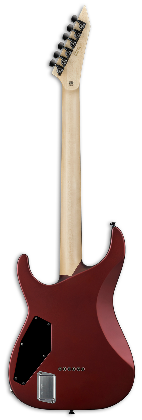 ESP E-II M-I Thru NT Deep Candy Apple Red Satin