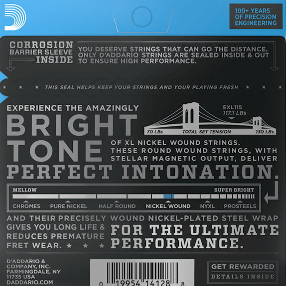 D'Addario EXL115