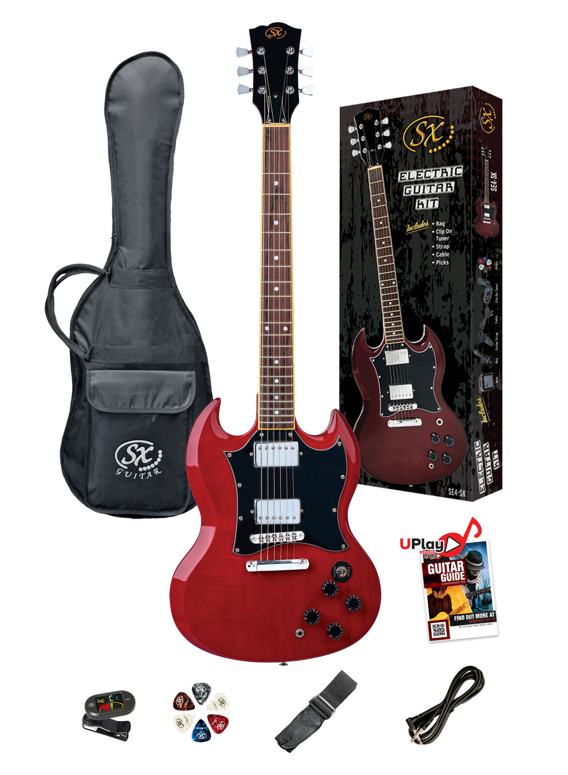 SX GTSE4SKTWR SG Style Transparent Wine Red