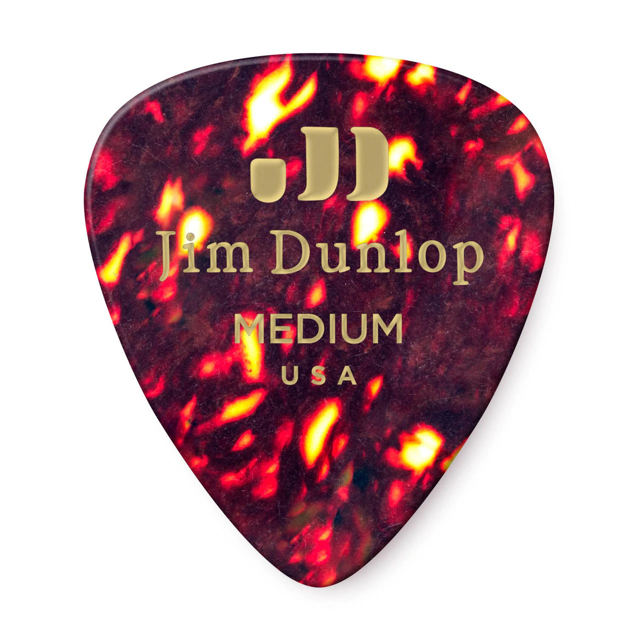 Jim Dunlop 483P05MD Celluloid Shell Medium - 12 Pack