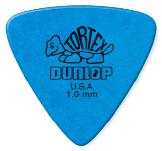 Dunlop 431P100 Triangle Tortex® 1.0mm - 6 Pack
