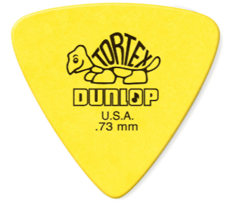 Dunlop 431P073 Triangle TORTEX® .73mm - 6 Pack