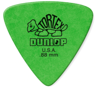 Dunlop 431P088 Triangle TORTEX® .88mm - 6 Pack