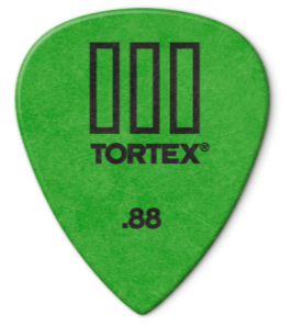 Dunlop 462P088 TORTEX® TIII .88mm - 12 Pack