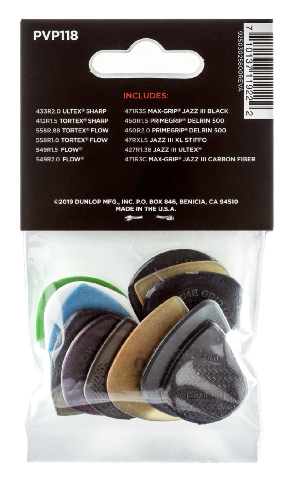 Dunlop Shred Pick Variety - 12 Pack