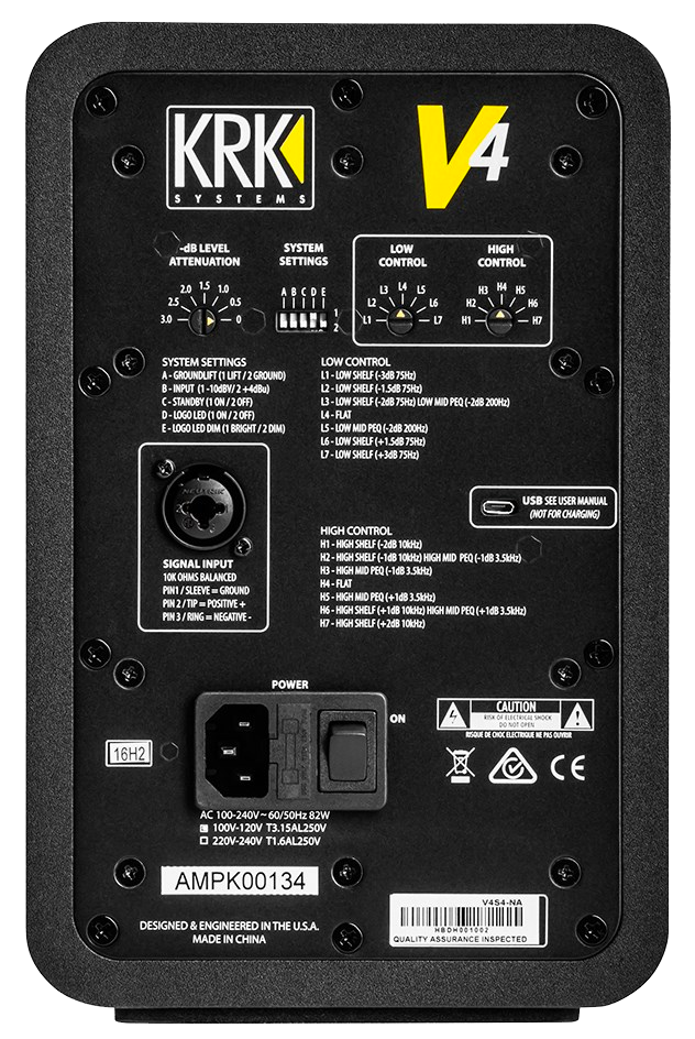 KRK V-Series 4 V4 4" Studio Monitor (Each)