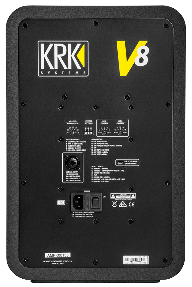 KRK V-Series 4 V8 8" Studio Monitor (Each)