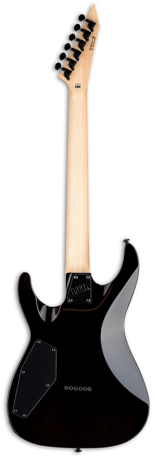 LTD MH-200HT QM Dark Brown Sunburst