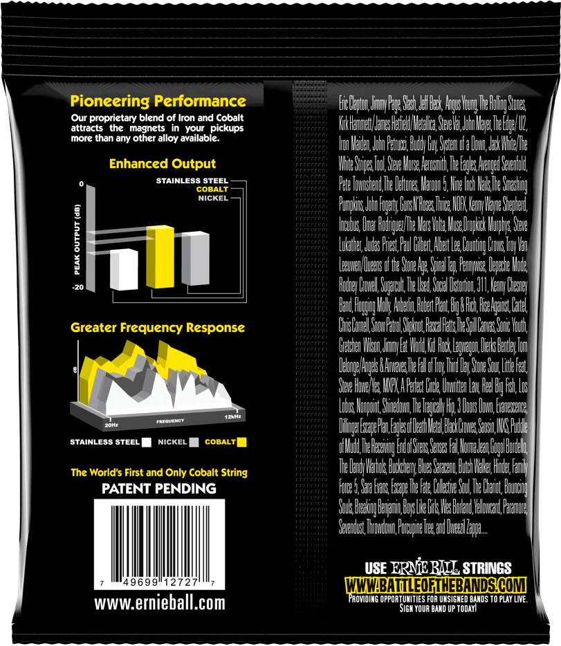 Ernie Ball Cobalt 2727 Beefy Slinky